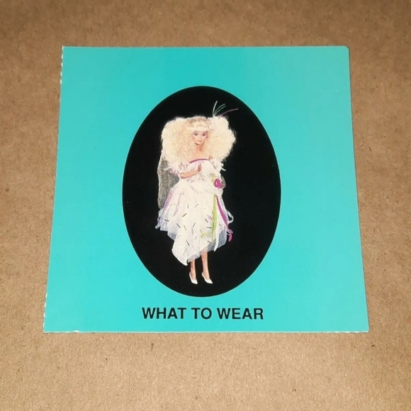 Vintage Barbie Card 1989 Barbie Just Us Girls Game Replacement Piece - Picture 2 of 6